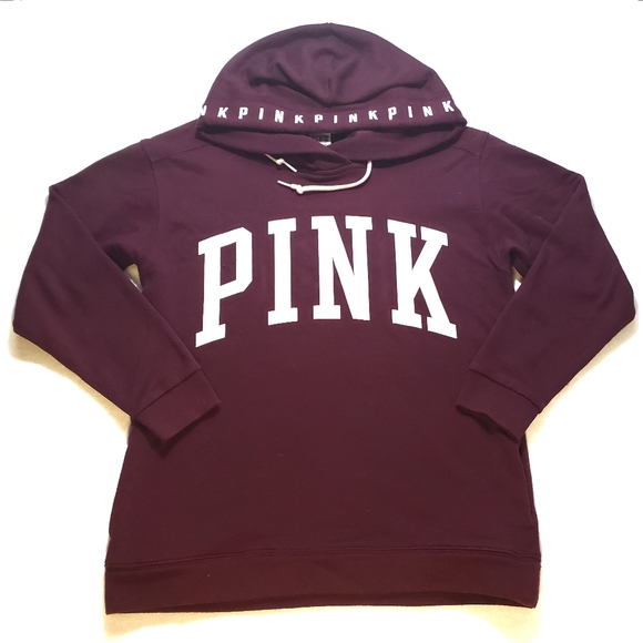pink burgundy hoodie